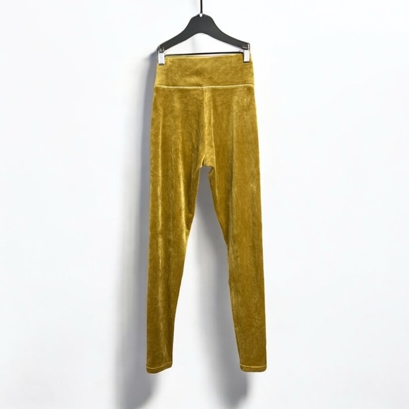 🌻NWOT NEW Aerie Offline After Party Velvet Velour Leggings Size Small - Picture 4 of 7
